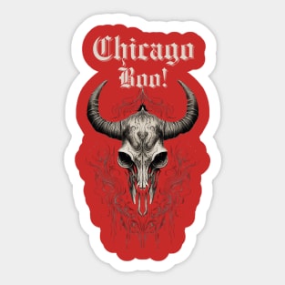 Chicago Boo Sticker